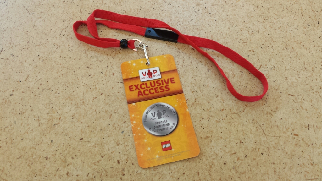 2014 LEGO VIP Shopping Event Badget