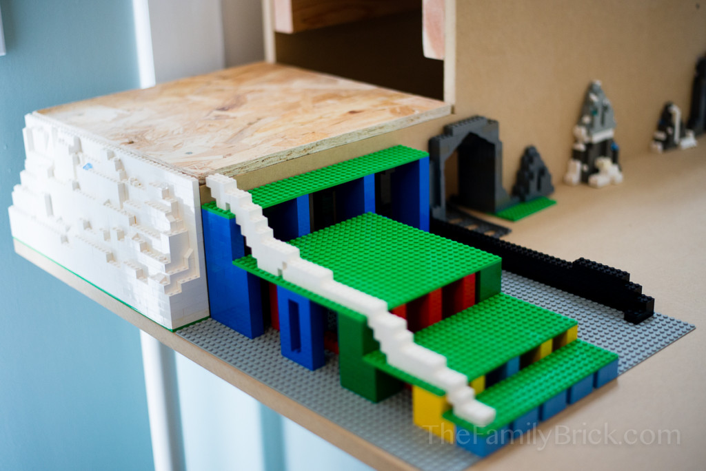 LEGO Winter Village Setup - Inside Framework