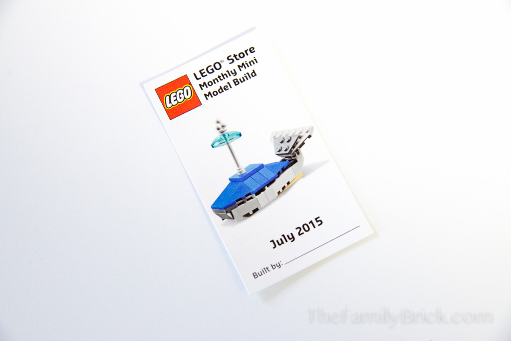 LEGO monthly mini build whale parts list-8178