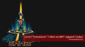 LEGO Emmetron Tshirt on RIPT Apparel Today!