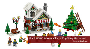 Boo! LEGO Winter Village Toy Shop Rehashed…