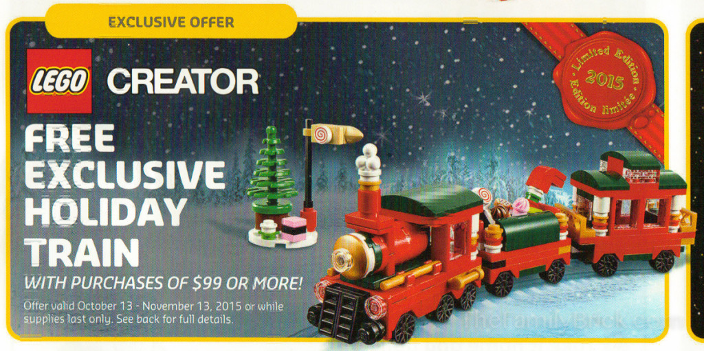 LEGO Creator Exclusive Holiday Train Promo