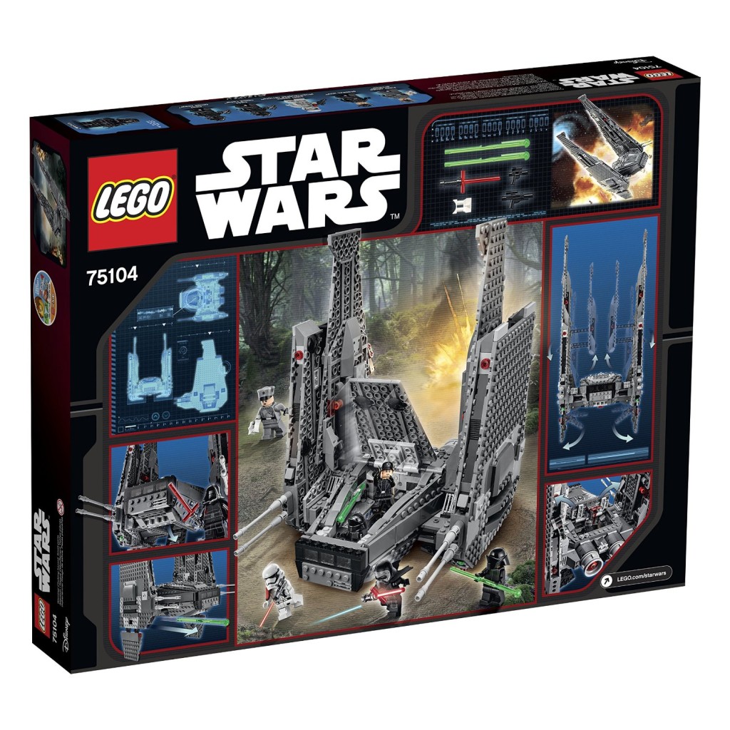 LEGO Star Wars Kylo Ren's Command Shuttle 75104
