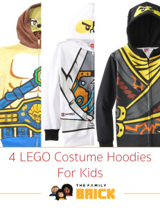 4 LEGO Costume Hoodies For Kids