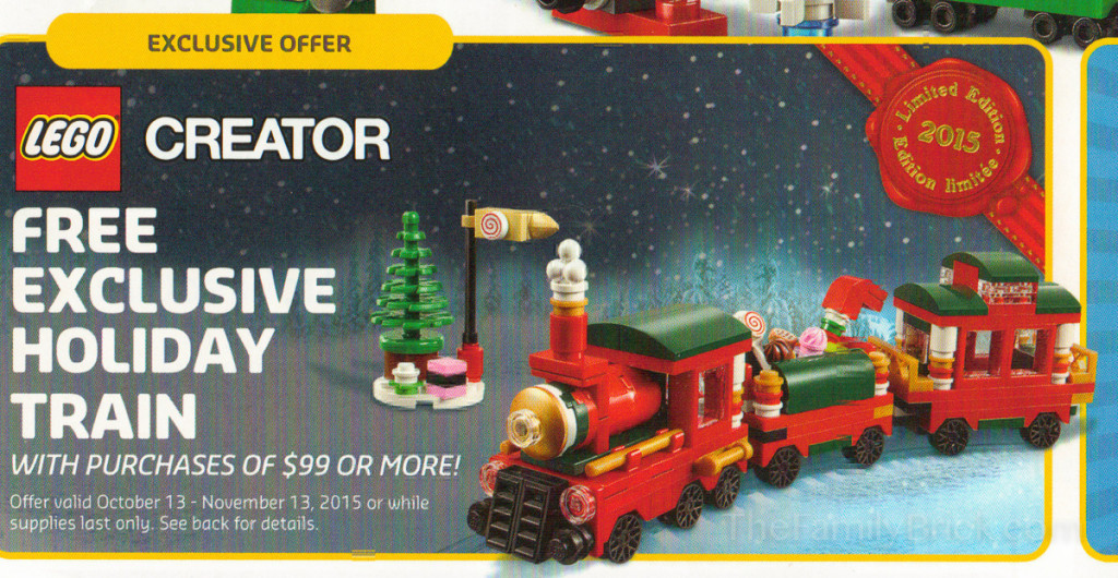 LEGO Exclusive Holiday Train Promo