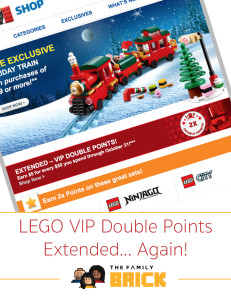 LEGO VIP Double Points Extended…Again!