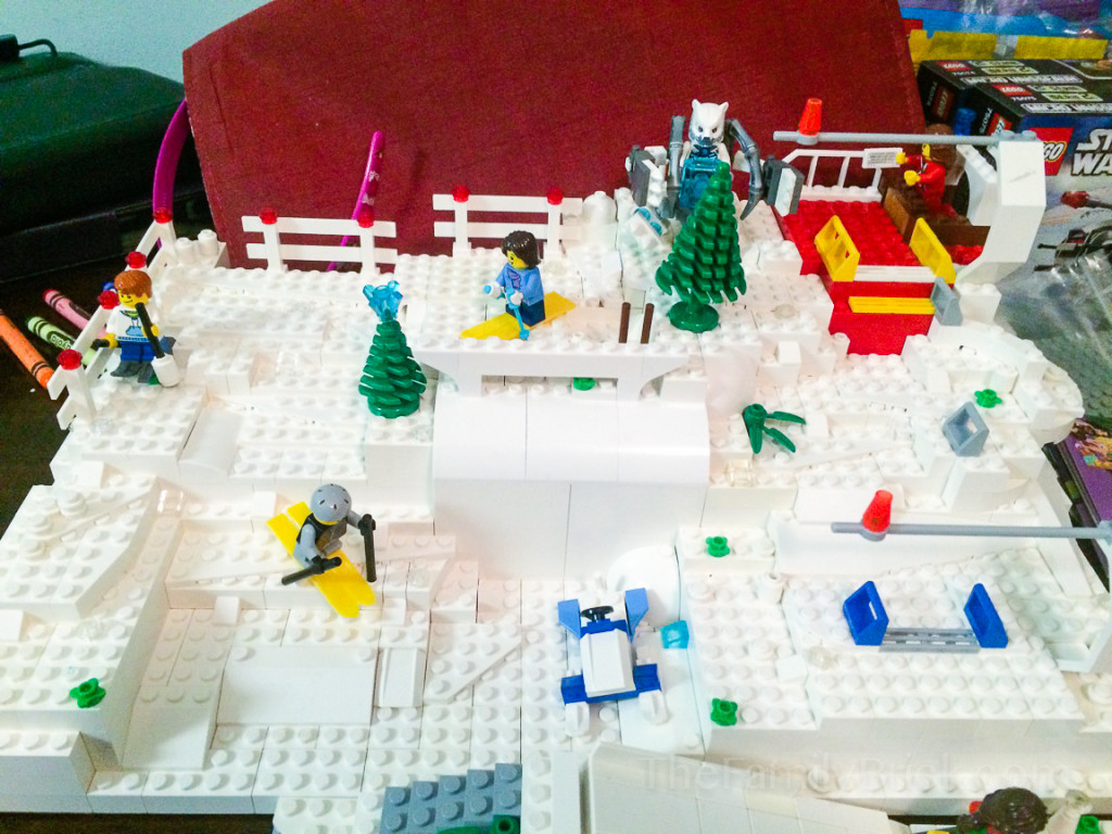 Our Initial LEGO Winter Village Setup-1264