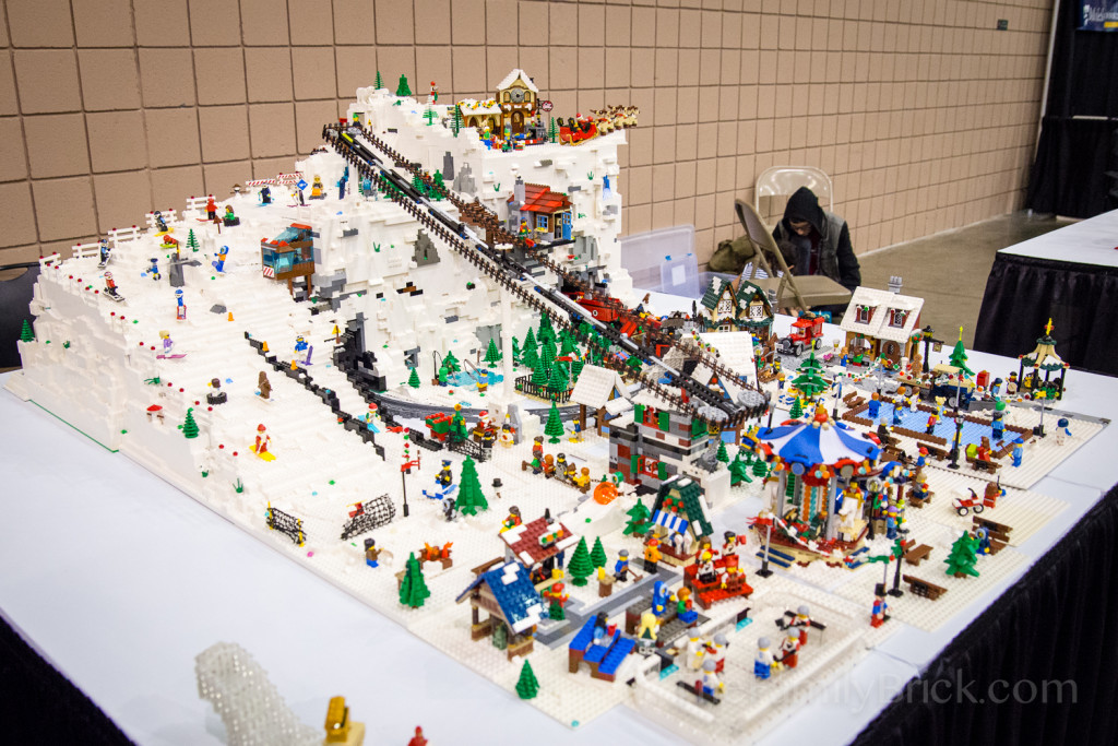 Our LEGO Winter Village MOC circa 2014