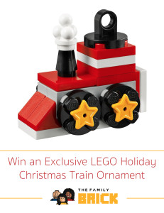 Win an Exclusive LEGO Holiday Christmas Train Ornament!
