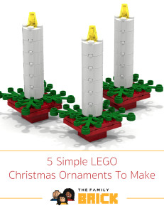 5 Simple LEGO Christmas Ornaments To Make