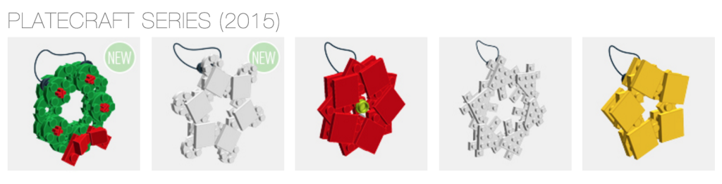 Chris McVeigh LEGO Christmas Ornaments