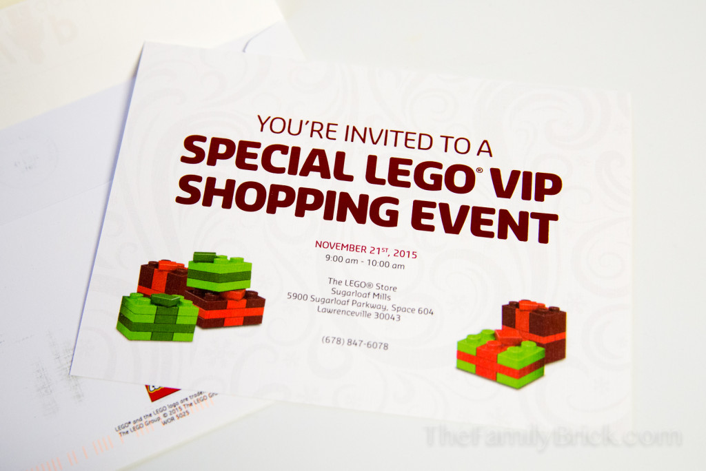 LEGO VIP Shopping Event 2015
