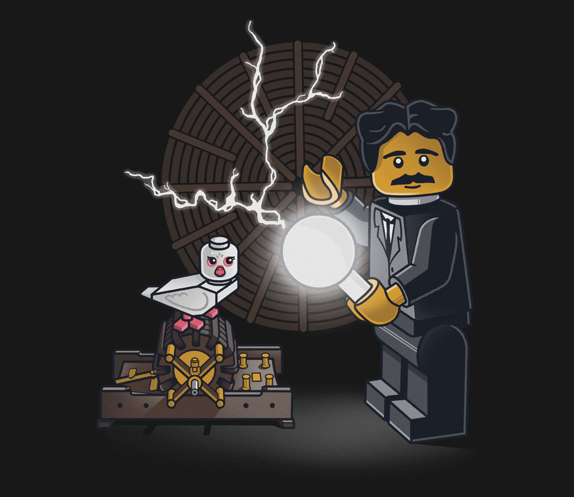 Exotic Magnetism LEGO Tshirt on TeeFury