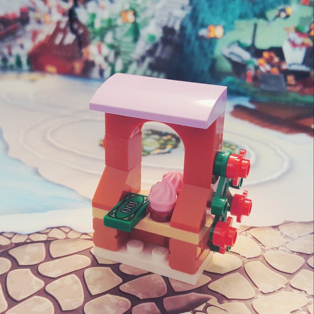 "Cupcakes! Cupcakes! Get your cupcakes here!" - Day 13 Cupcake Stand from LEGO Friends Advent Calendar