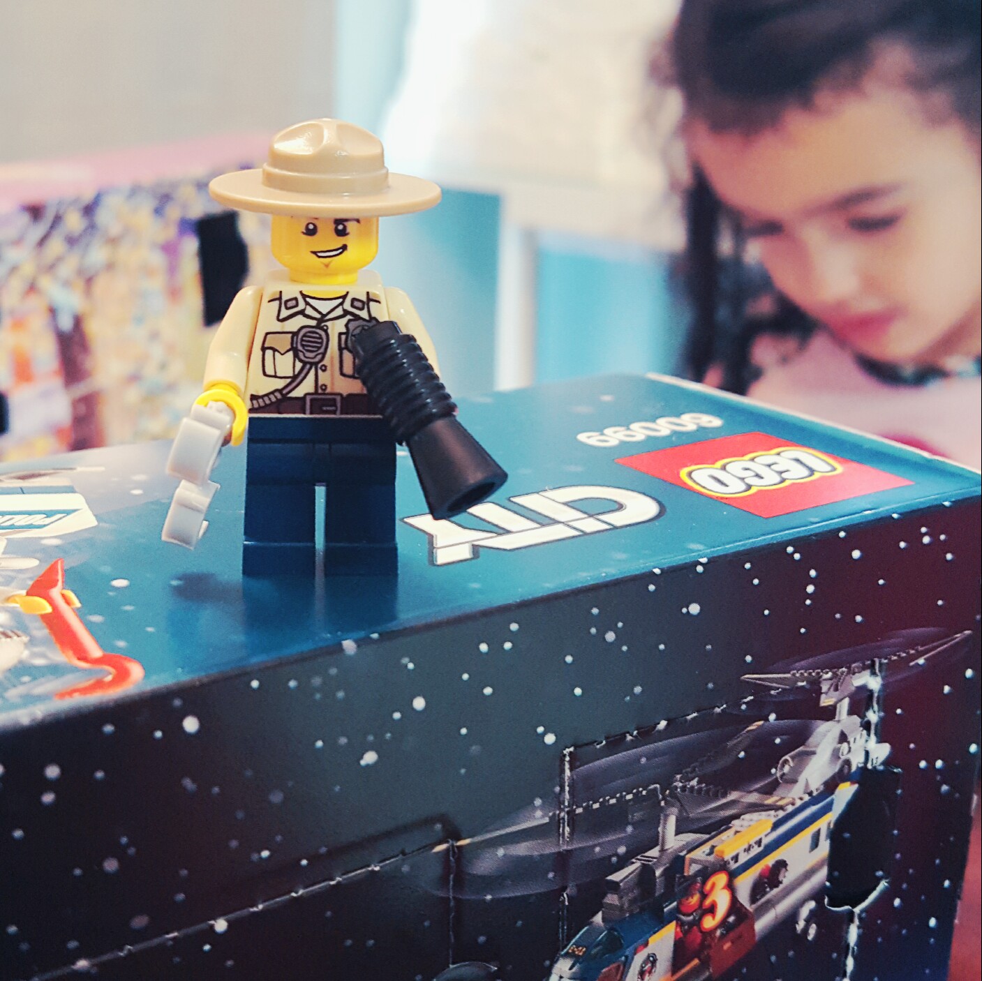 "Hey you down there! Put your hands up!" - Day 16 Swamp Police Officer from LEGO City Advent Calendar