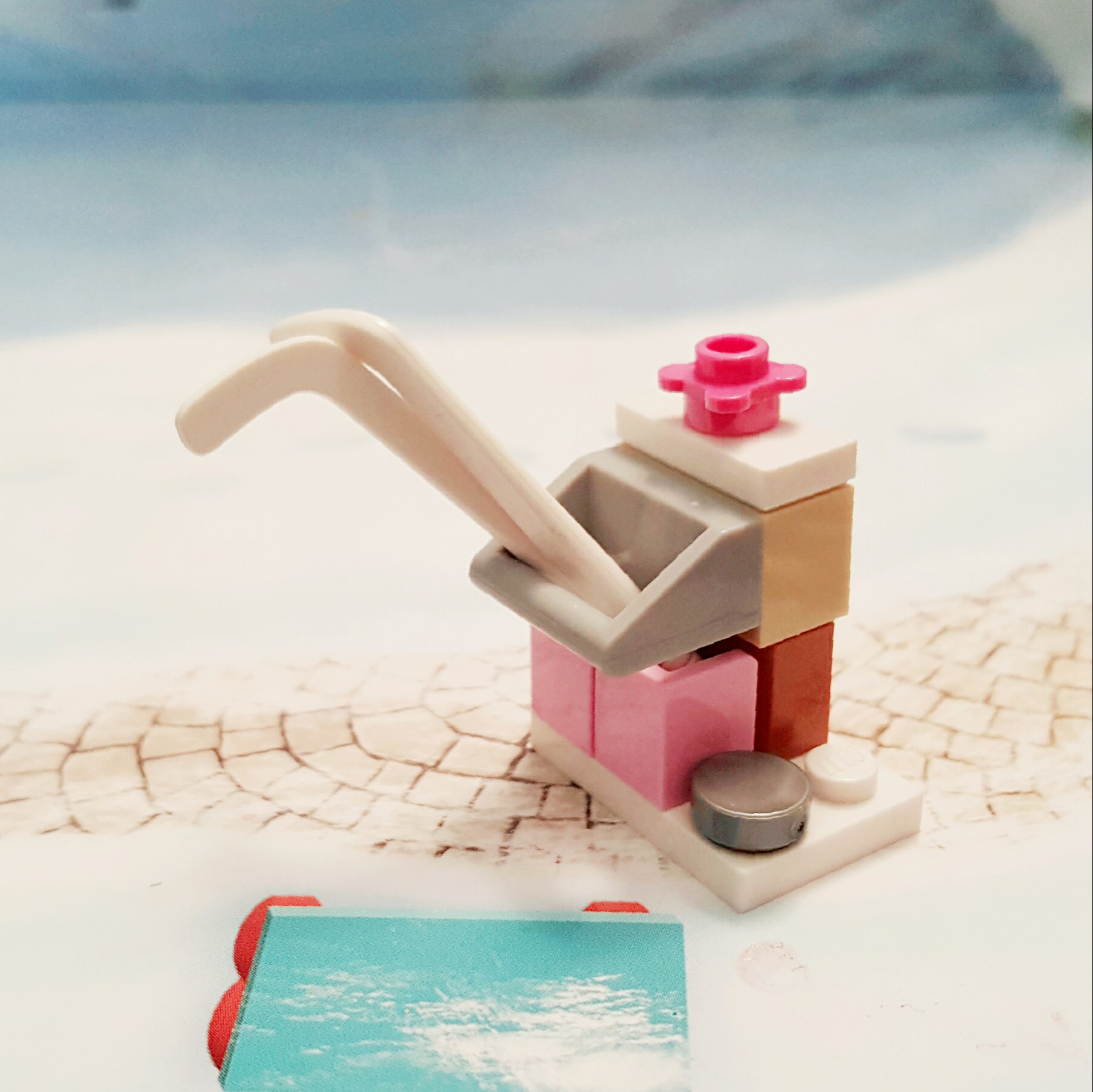 Day 19 Hockey Sticks & Stand from LEGO Friends Advent Calendar