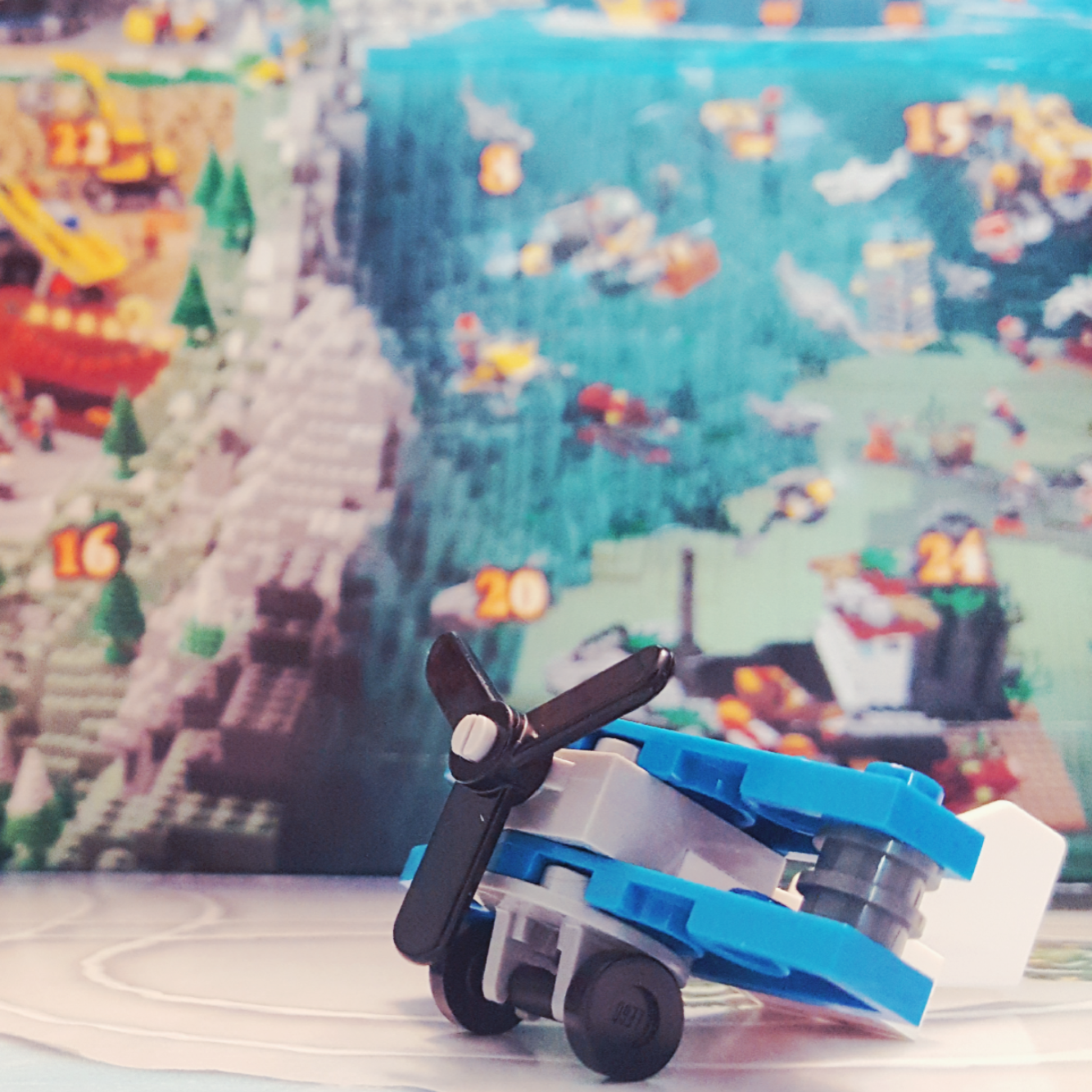 Day 5 Biplane from LEGO City Advent Calendar