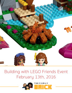 Building with LEGO Friends Event – February 13th, 2016