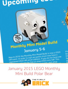 January 2016 LEGO Monthly Mini Build Polar Bear