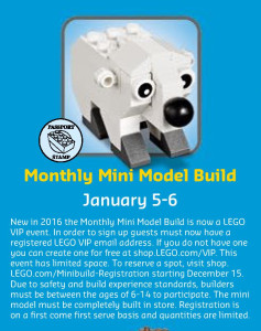 January 2016 LEGO Monthly Mini Build Polar Bear