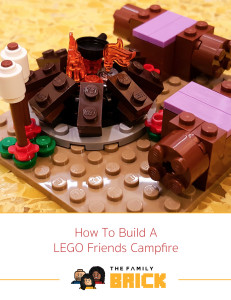 How To Build A LEGO Friends Campfire