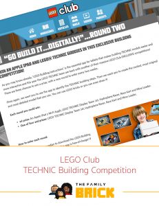 LEGO Club TECHNIC Building Competition