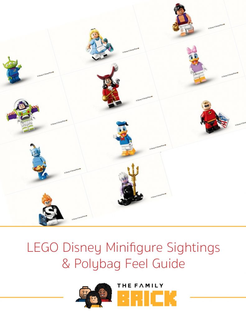 LEGO Disney Minifigure Sightings and Polybag Feel Guide