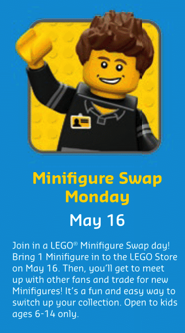 LEGO Minifigure Swap Monday May 16th