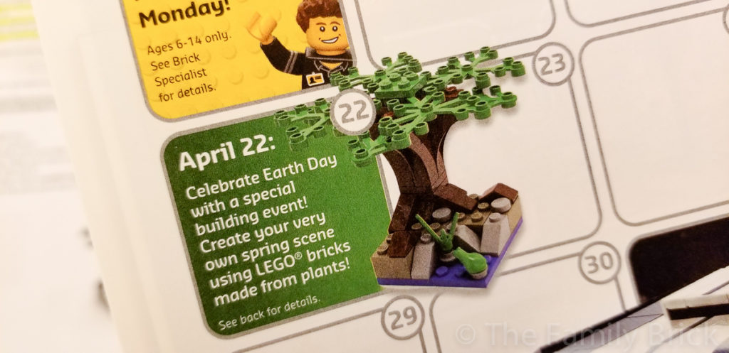 LEGO Earth Day Tree Building Event