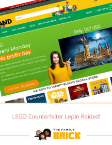 LEGO Counterfeiter Lepin Raided!