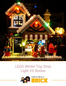 LEGO Winter Toy Shop Light Kit Review