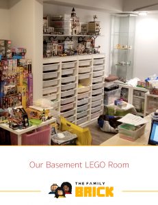 Our Basement LEGO Room