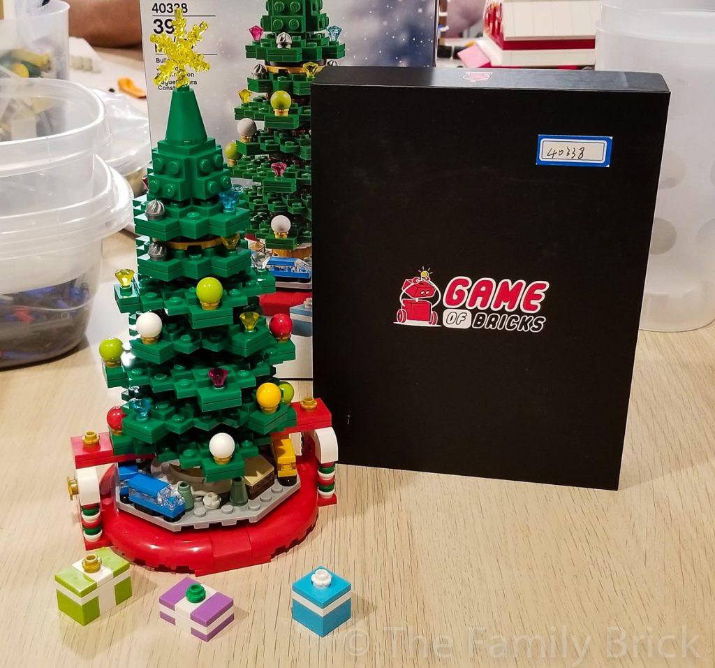 LEGO Christmas Tree & Game of Bricks Light Kit Box