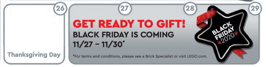 2020 LEGO Black Friday Deals - 11/27 to 11/30