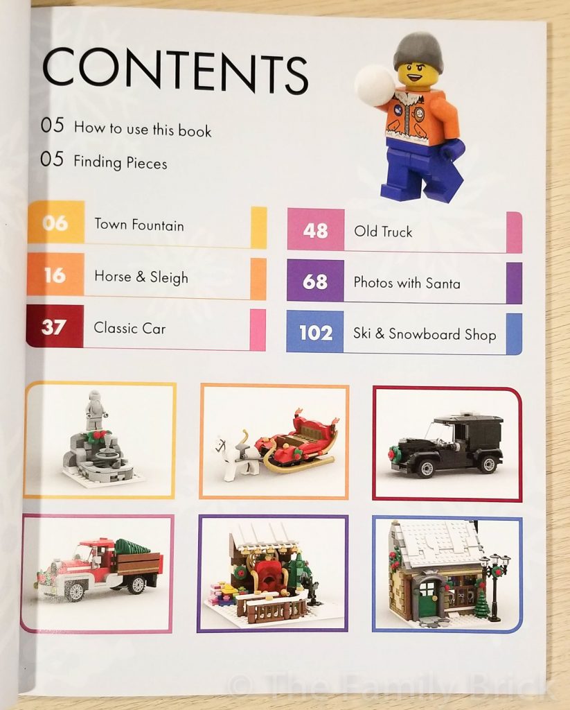 Expanding The LEGO Winter Village Book - Table of Contents