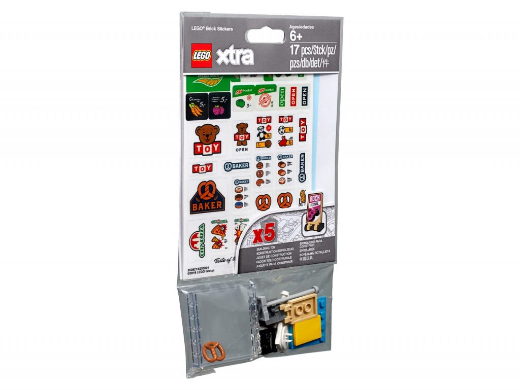 LEGO Stocking Stuffers - brick stickers