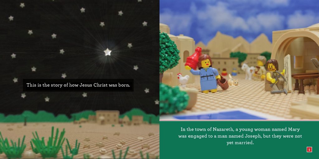 The Christmas Story: The Brick Bible for Kids - Interior Pages