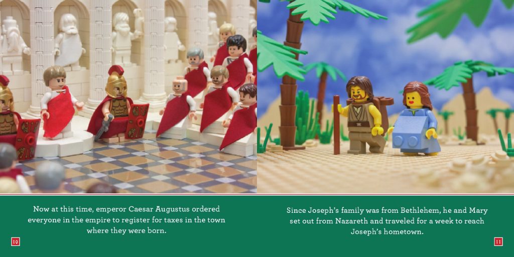 The Christmas Story: The Brick Bible for Kids - Interior Pages