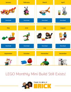 LEGO Monthly Mini Build Still Exists!