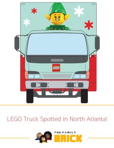 LEGO Truck Spotted in North Atlanta!