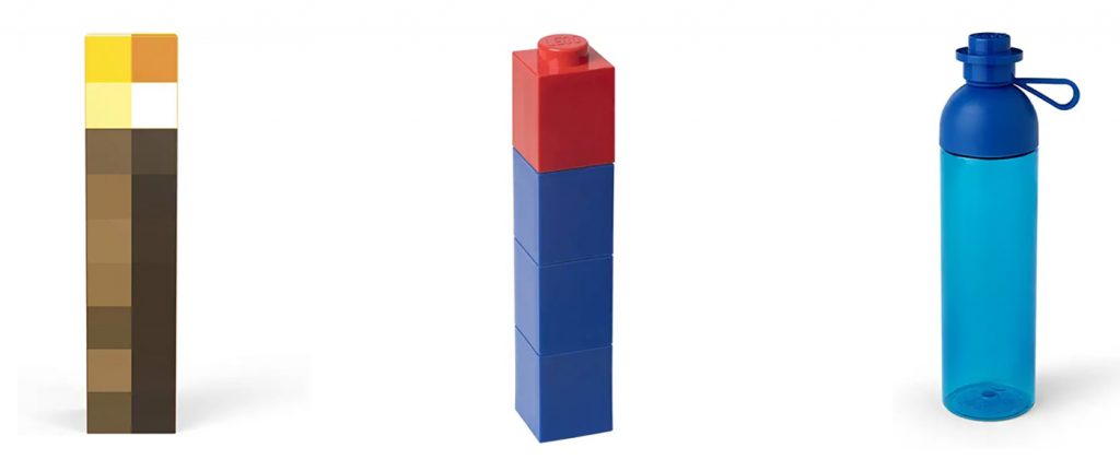 LEGO Stocking Stuffers - water bottles