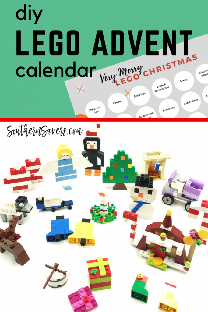 Southern Savers DIY LEGO Advent Calendar Printable