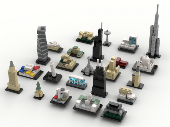 LEGO Architecture Advent Calendar MOC