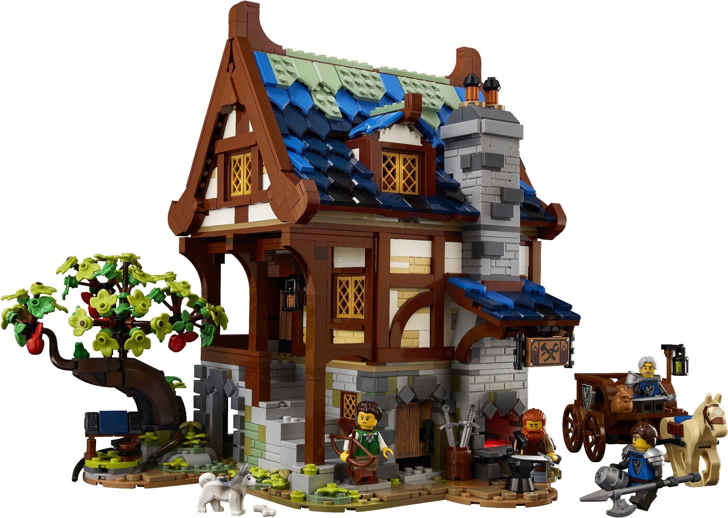 LEGO Ideas Medieval Blacksmith 21325 - Alternate View