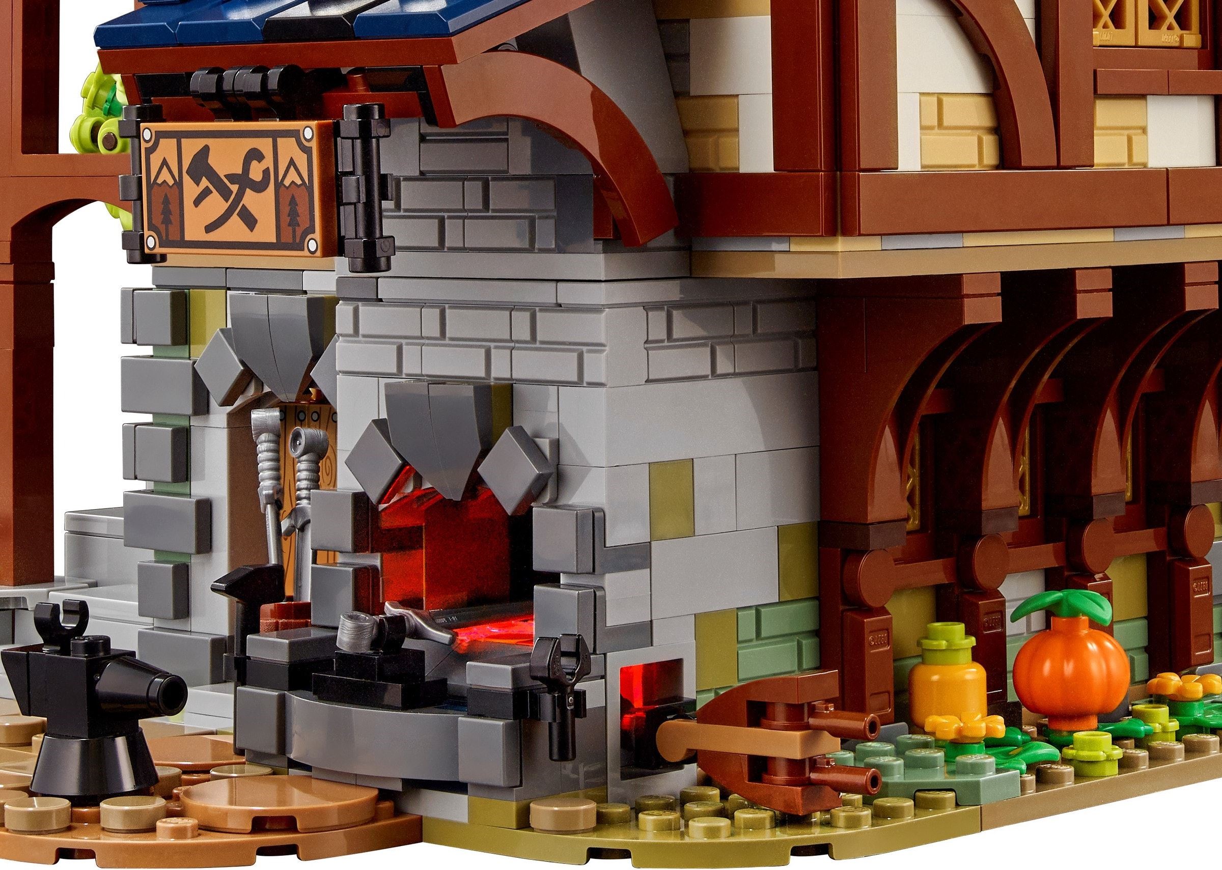 LEGO Ideas Medieval Blacksmith 21325 - Forge