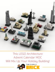 This LEGO Architecture Advent Calendar MOC Will Mix Up Your Holiday Building!