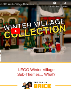 LEGO Winter Village Sub-Themes… What?